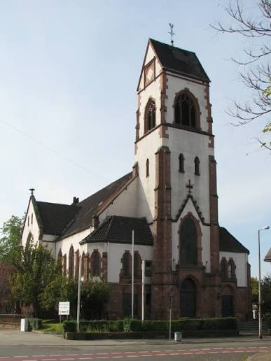 Historische Pauluskirche in Mannheim-Waldhof